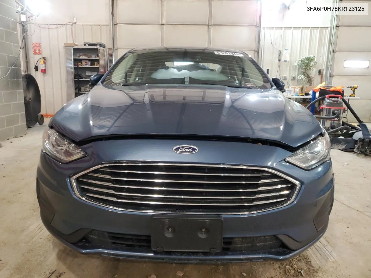 2019 Ford Fusion Se VIN: 3FA6P0H78KR123125 Lot: 61833044