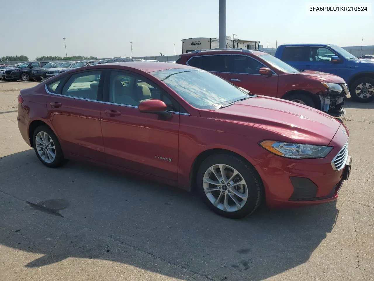 3FA6P0LU1KR210524 2019 Ford Fusion Se