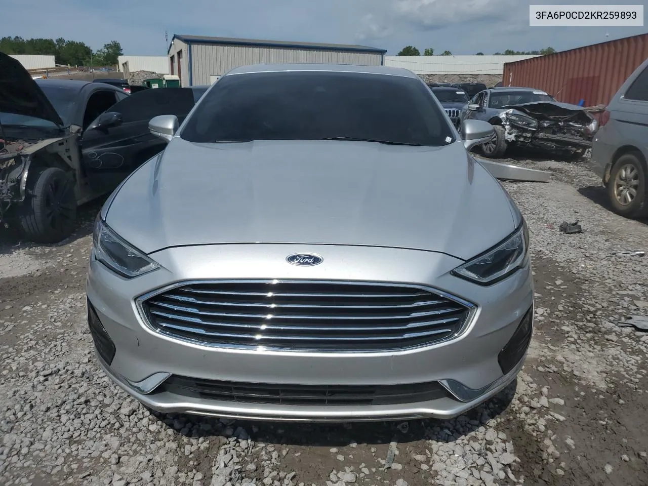 3FA6P0CD2KR259893 2019 Ford Fusion Sel