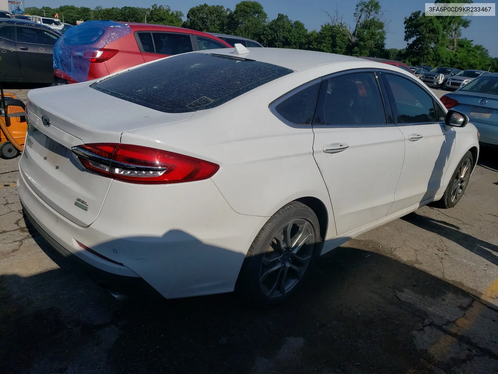 3FA6P0CD9KR233467 2019 Ford Fusion Sel