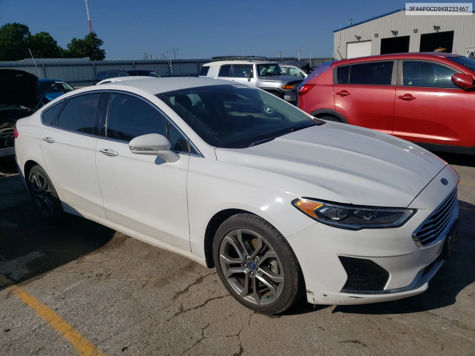 3FA6P0CD9KR233467 2019 Ford Fusion Sel