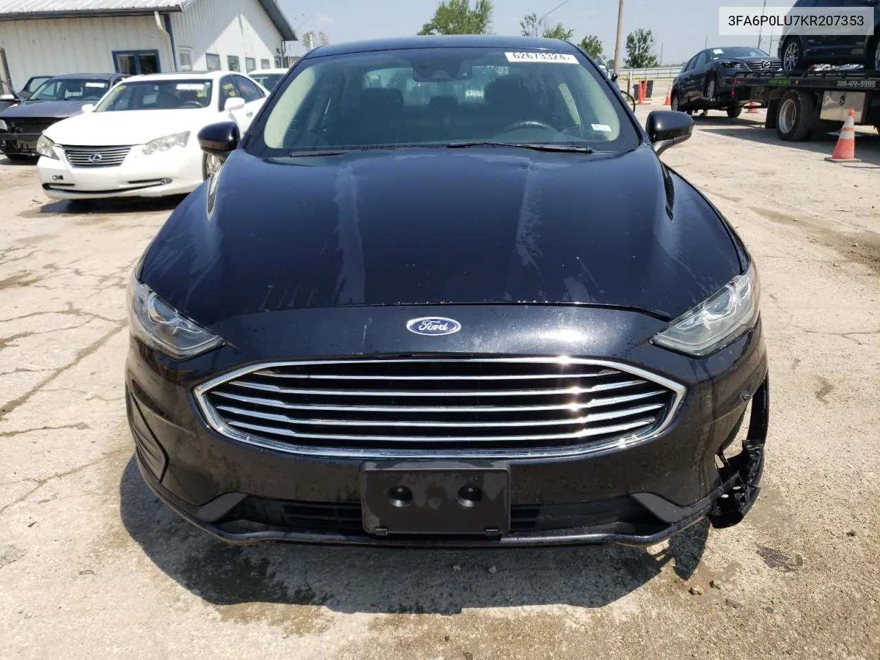 3FA6P0LU7KR207353 2019 Ford Fusion Se