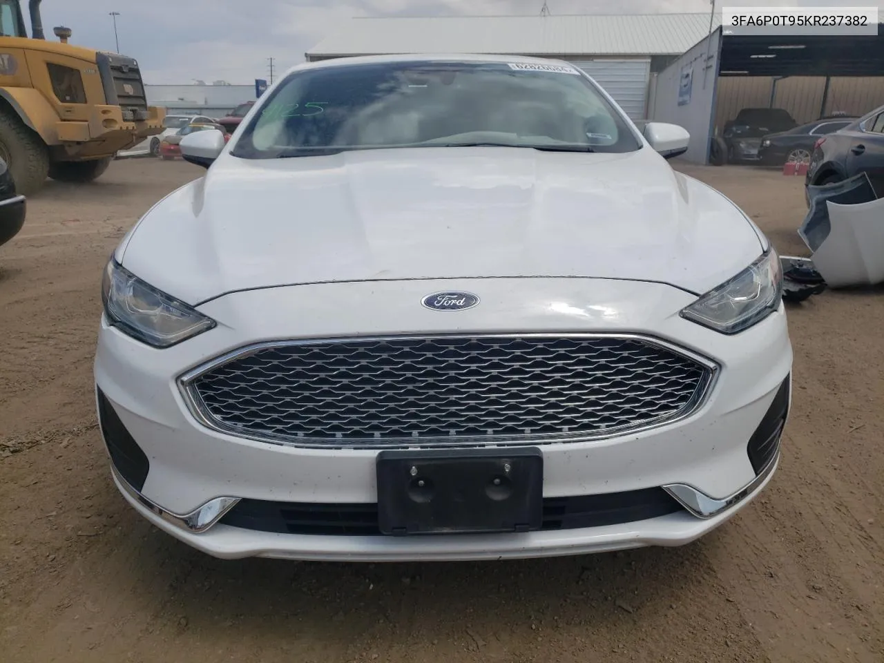 2019 Ford Fusion Se VIN: 3FA6P0T95KR237382 Lot: 62826684