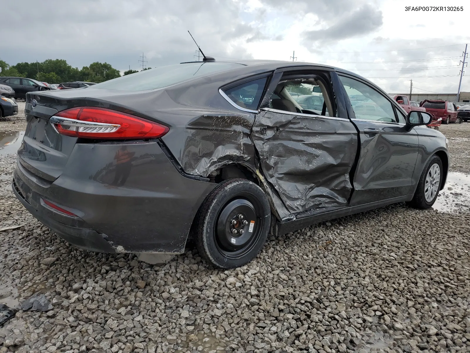 3FA6P0G72KR130265 2019 Ford Fusion S