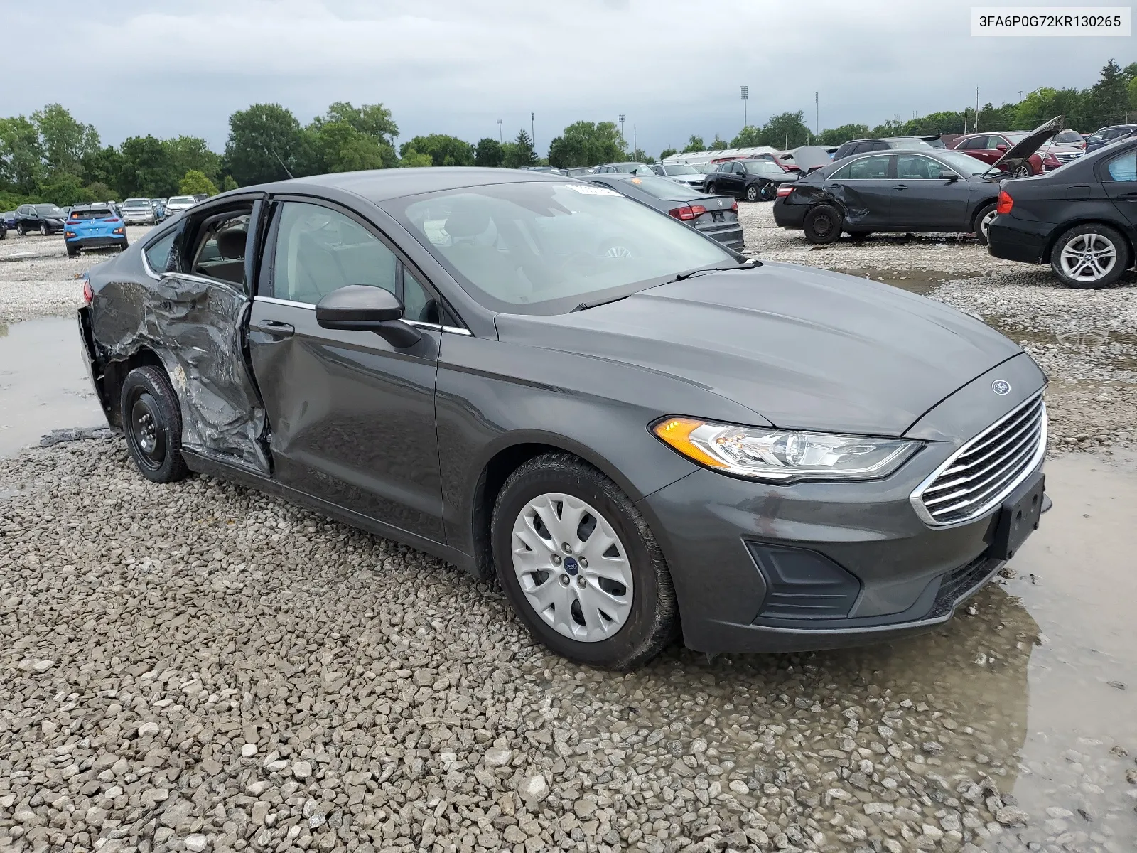 3FA6P0G72KR130265 2019 Ford Fusion S