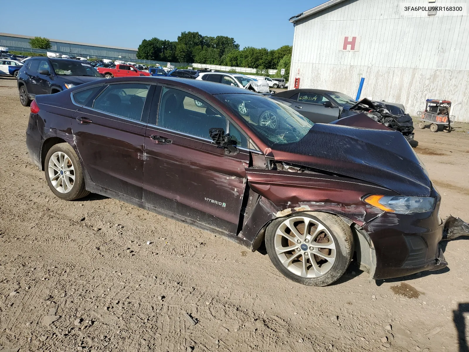 3FA6P0LU9KR168300 2019 Ford Fusion Se