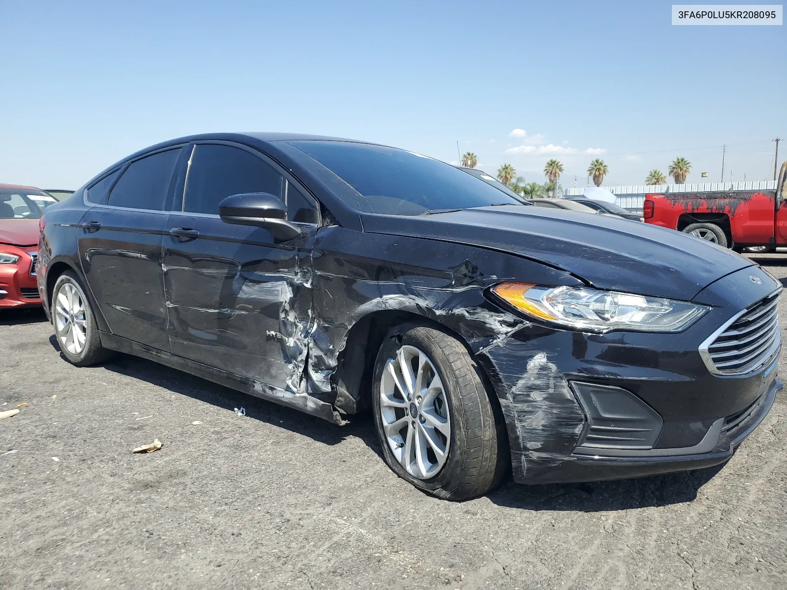 3FA6P0LU5KR208095 2019 Ford Fusion Se