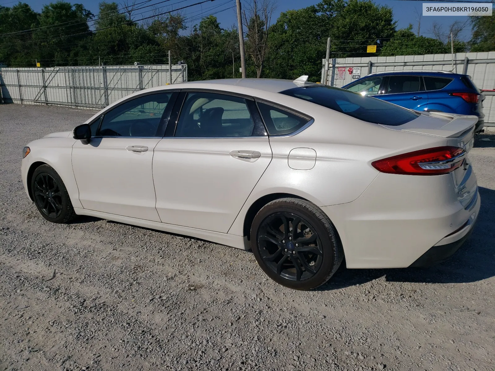 2019 Ford Fusion Se VIN: 3FA6P0HD8KR196050 Lot: 63998844