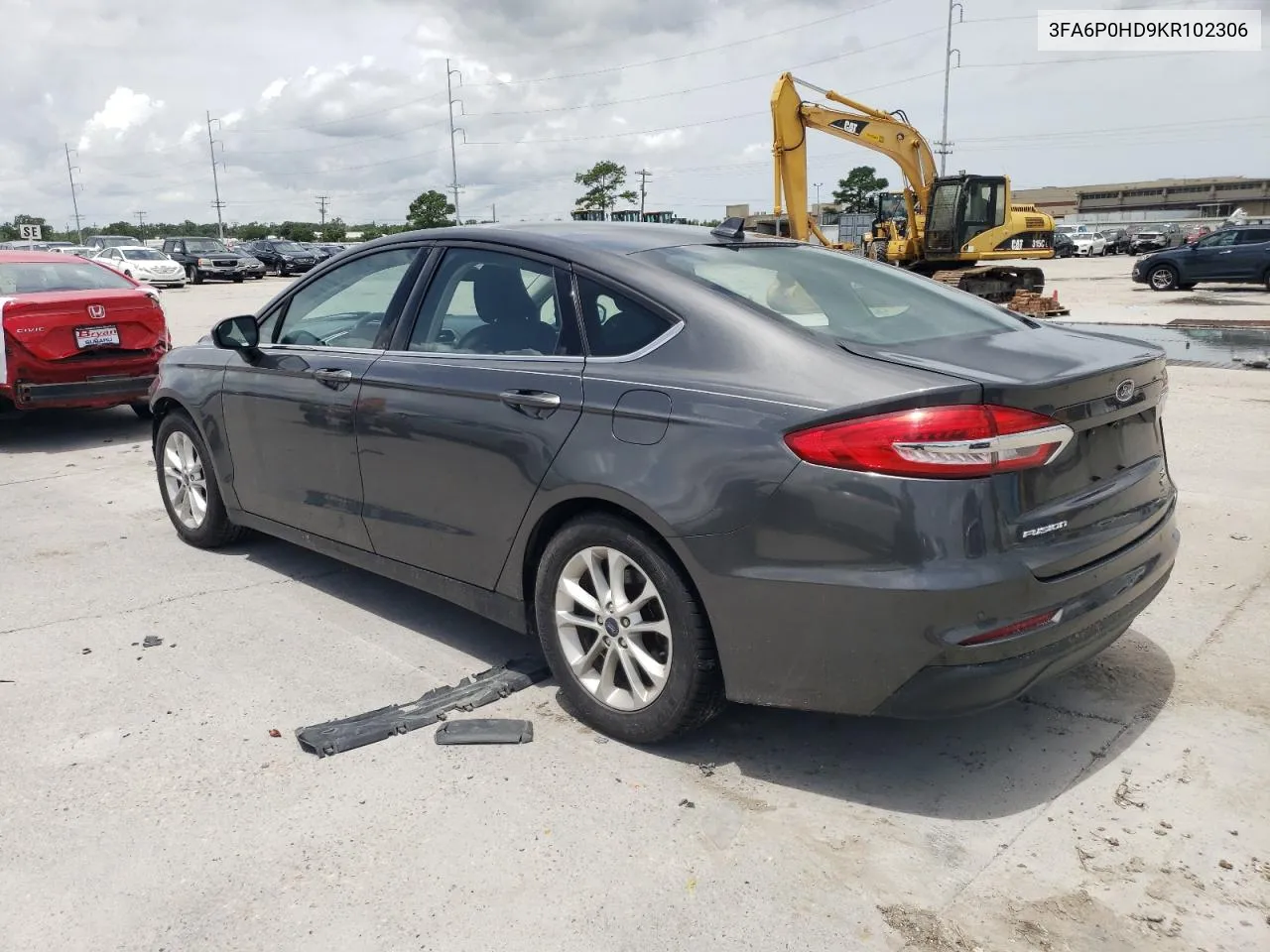 3FA6P0HD9KR102306 2019 Ford Fusion Se