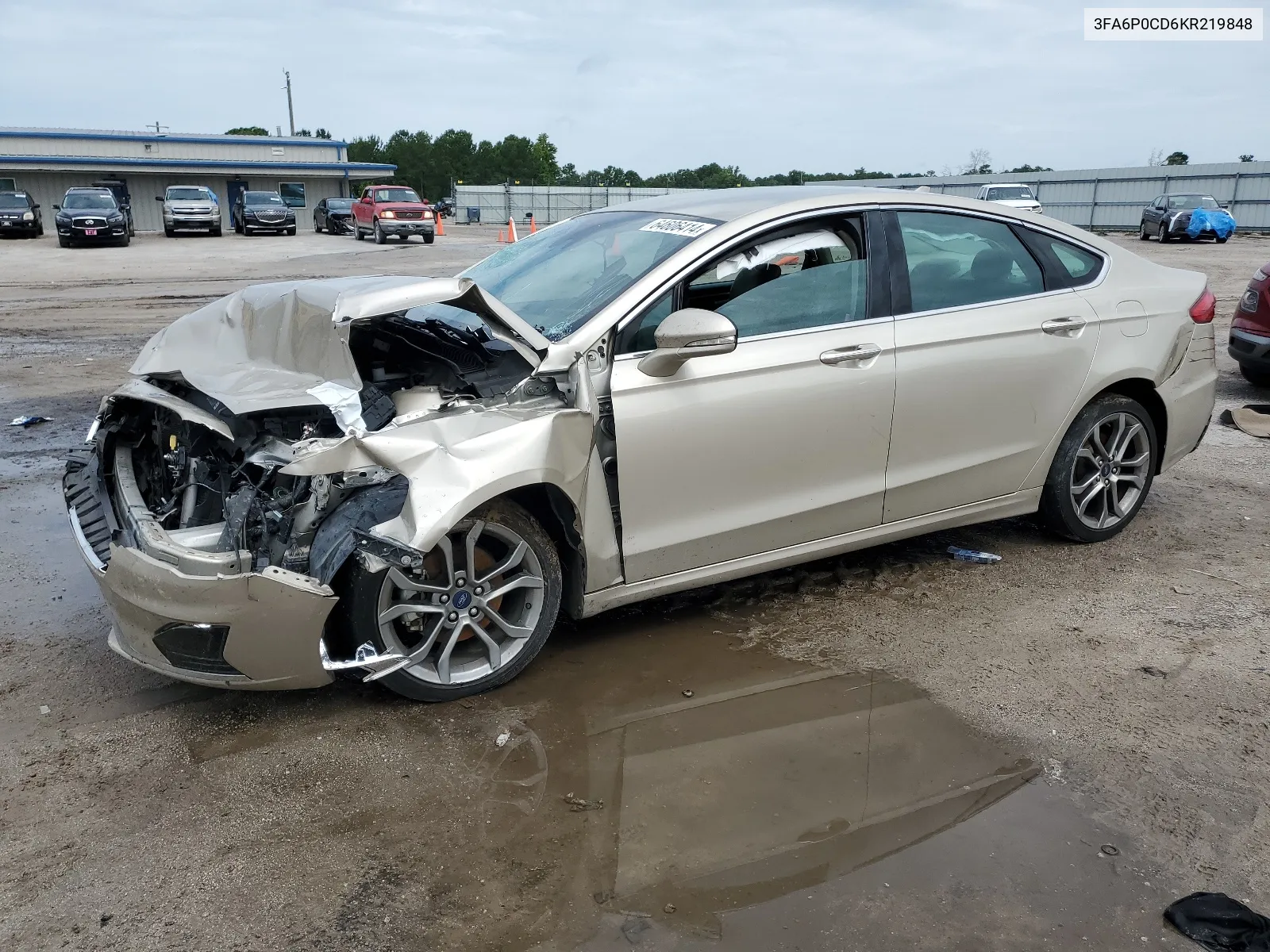 3FA6P0CD6KR219848 2019 Ford Fusion Sel