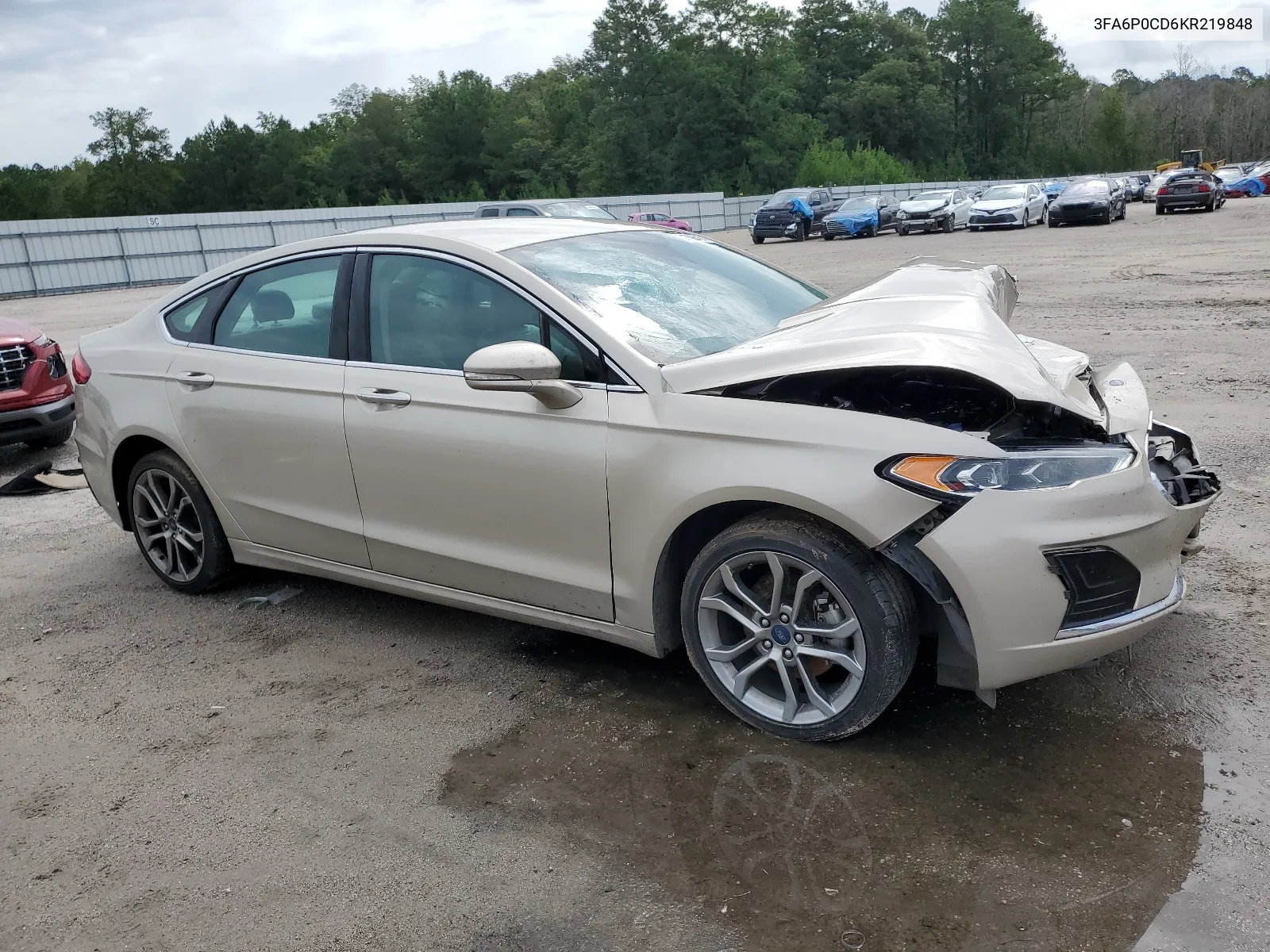 3FA6P0CD6KR219848 2019 Ford Fusion Sel