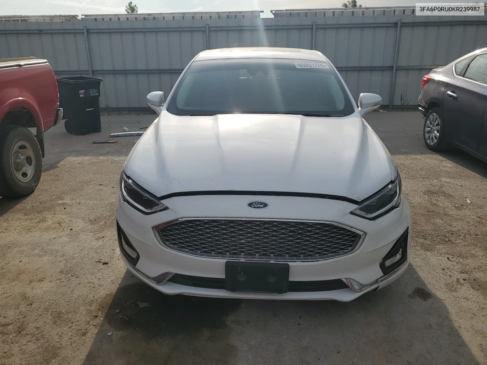 3FA6P0RU0KR239987 2019 Ford Fusion Titanium