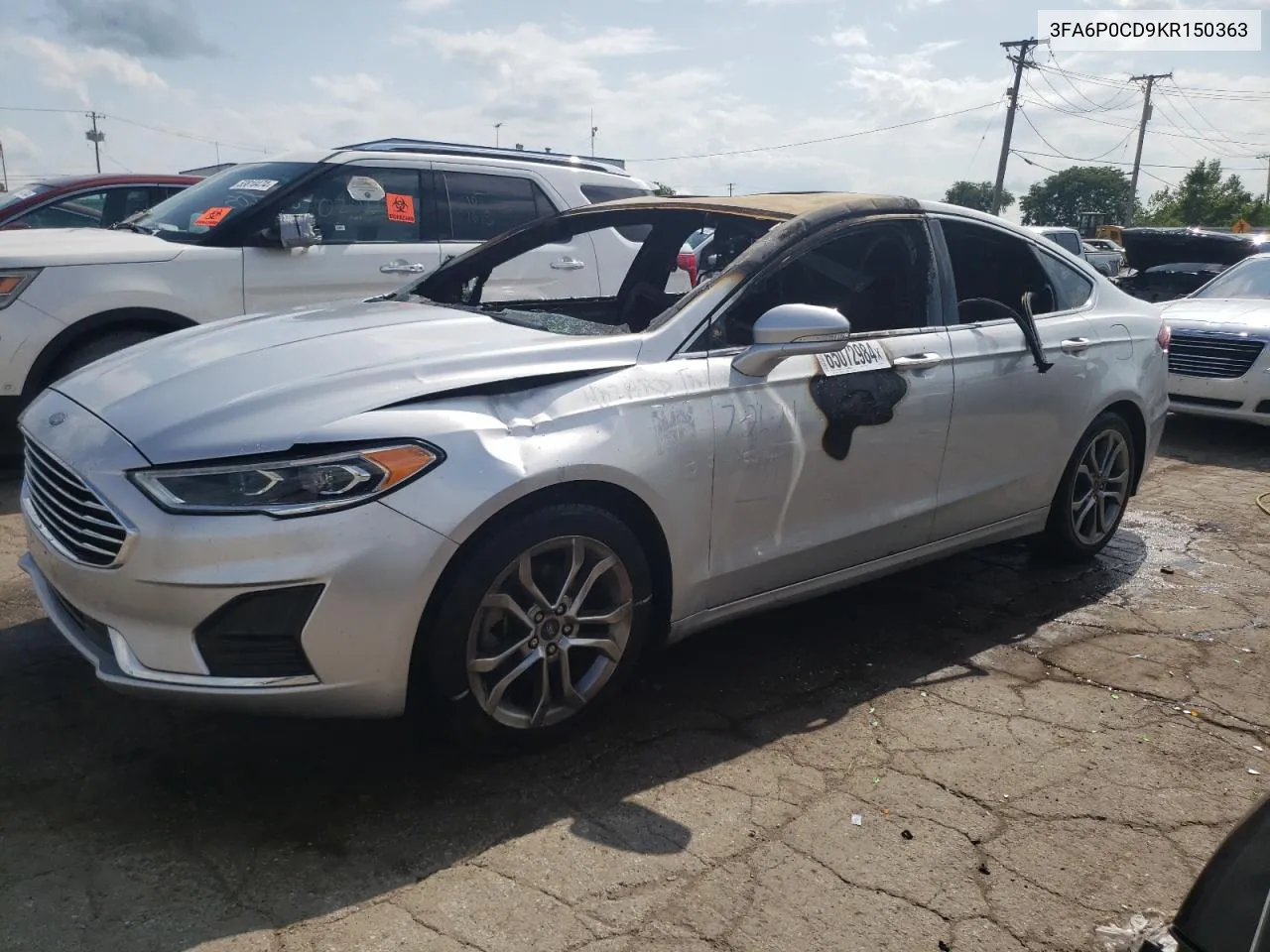 3FA6P0CD9KR150363 2019 Ford Fusion Sel