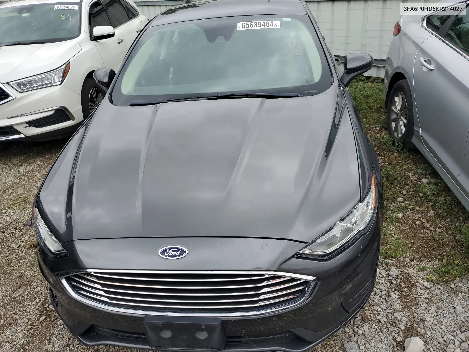 2019 Ford Fusion Se VIN: 3FA6P0HD6KR214027 Lot: 65639484