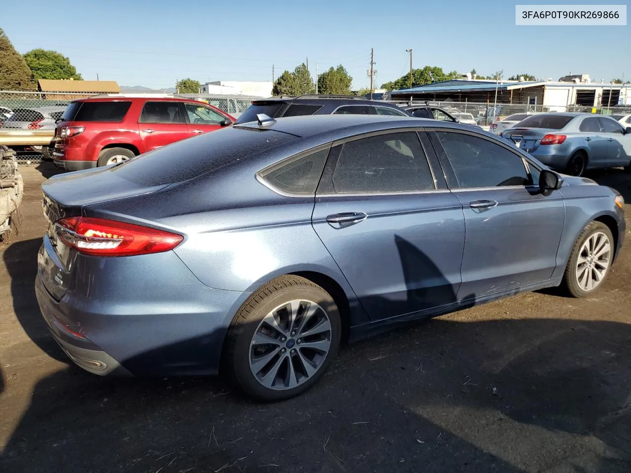 3FA6P0T90KR269866 2019 Ford Fusion Se