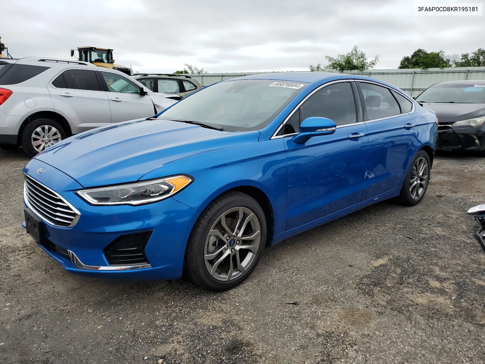 3FA6P0CD8KR195181 2019 Ford Fusion Sel