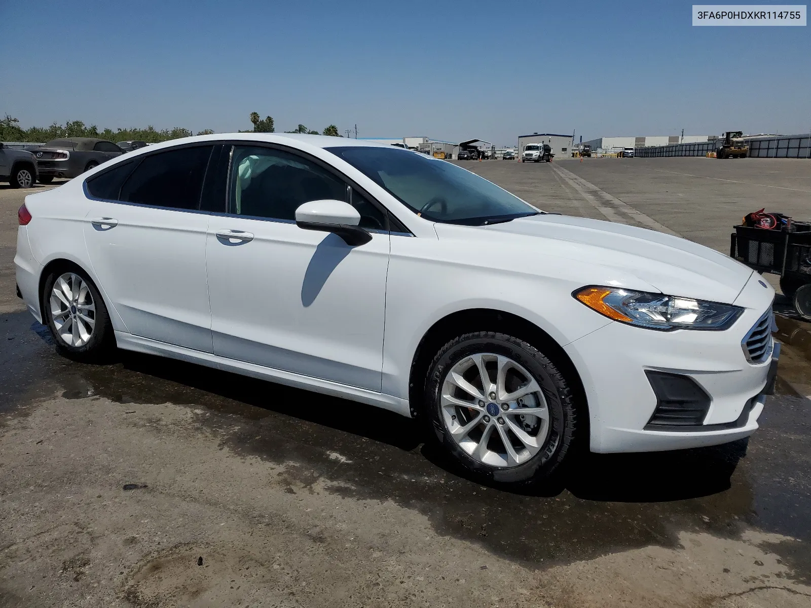 2019 Ford Fusion Se VIN: 3FA6P0HDXKR114755 Lot: 66182664