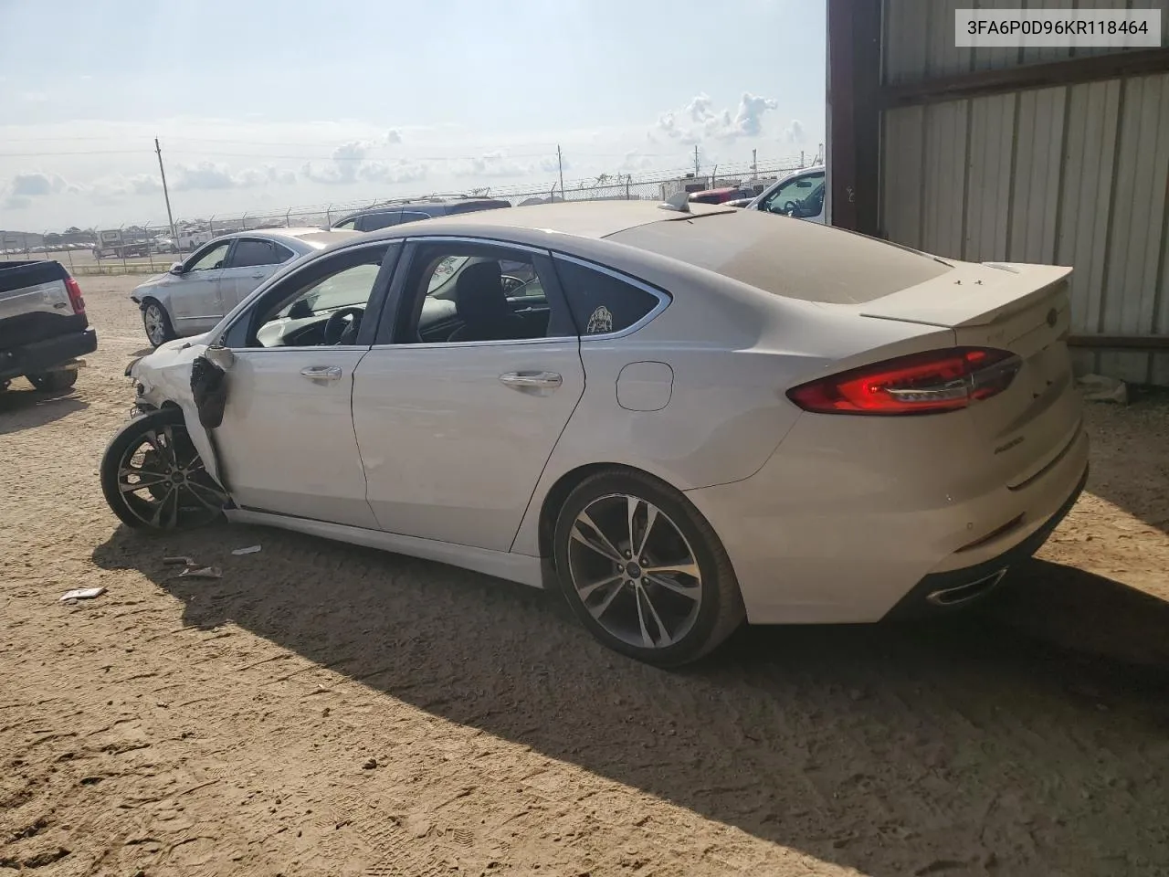 2019 Ford Fusion Titanium VIN: 3FA6P0D96KR118464 Lot: 66472664