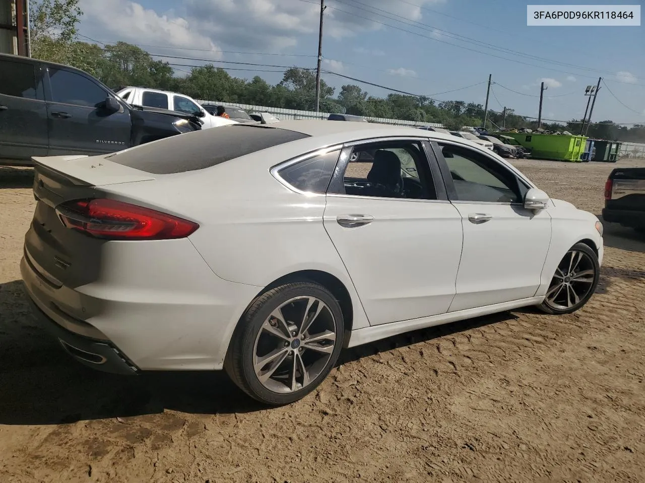 2019 Ford Fusion Titanium VIN: 3FA6P0D96KR118464 Lot: 66472664