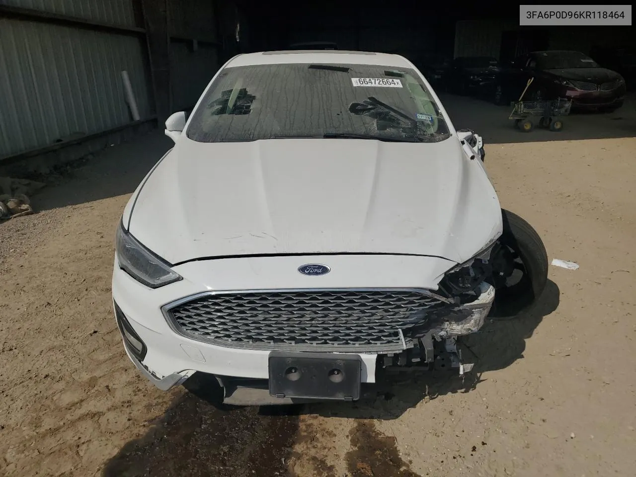 2019 Ford Fusion Titanium VIN: 3FA6P0D96KR118464 Lot: 66472664