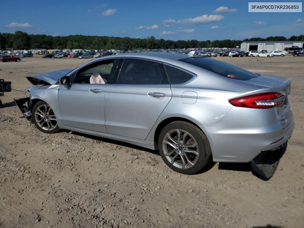 2019 Ford Fusion Sel VIN: 3FA6P0CD7KR236853 Lot: 66899364