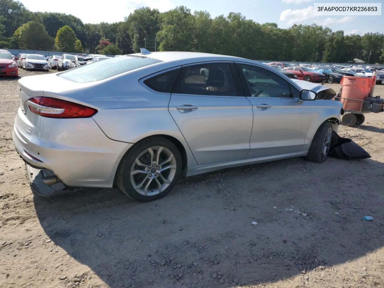 3FA6P0CD7KR236853 2019 Ford Fusion Sel