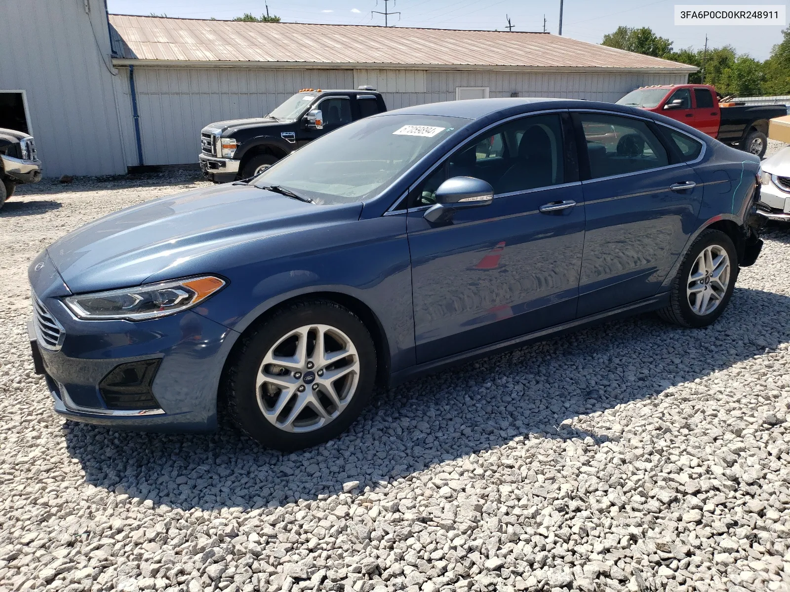 2019 Ford Fusion Sel VIN: 3FA6P0CD0KR248911 Lot: 67059894