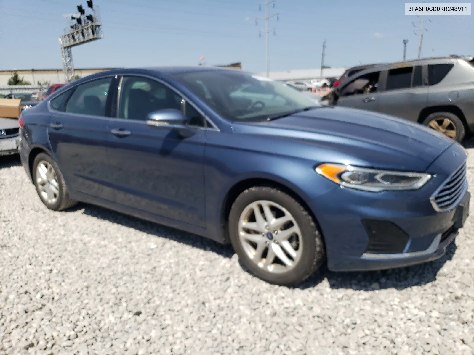 3FA6P0CD0KR248911 2019 Ford Fusion Sel