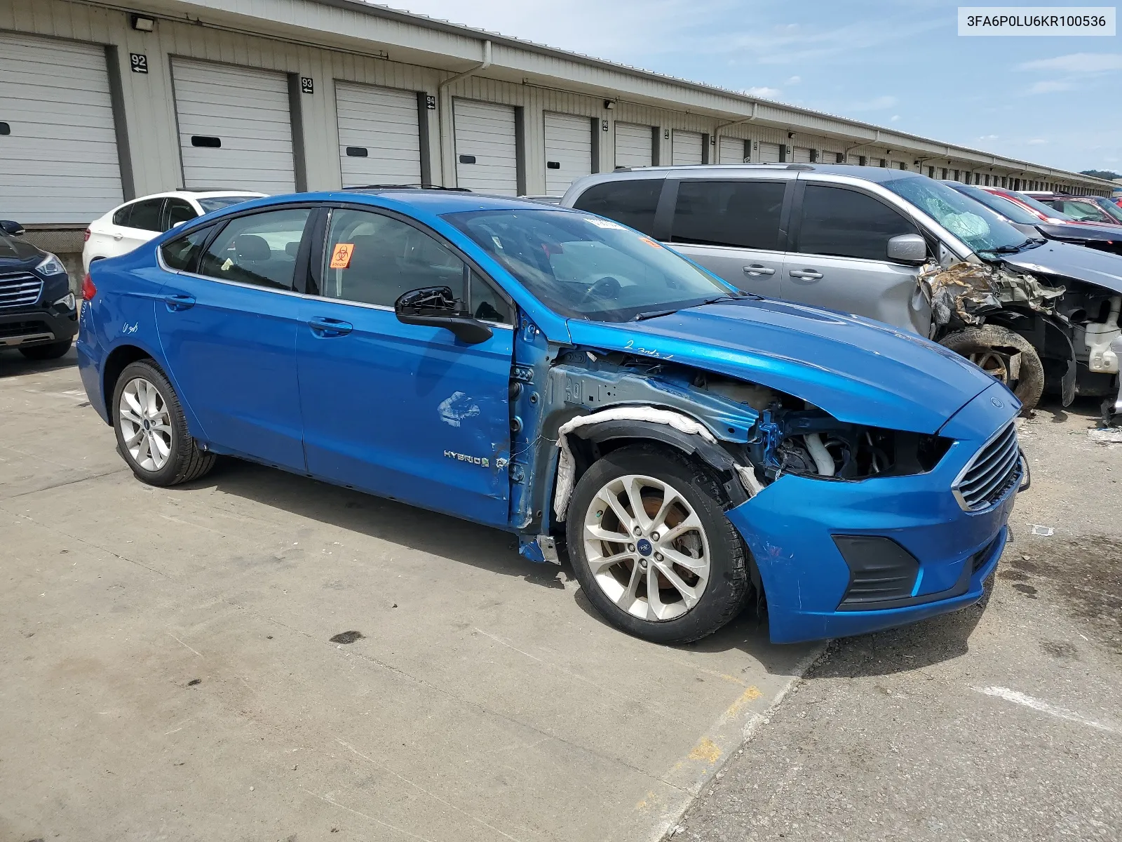 3FA6P0LU6KR100536 2019 Ford Fusion Se