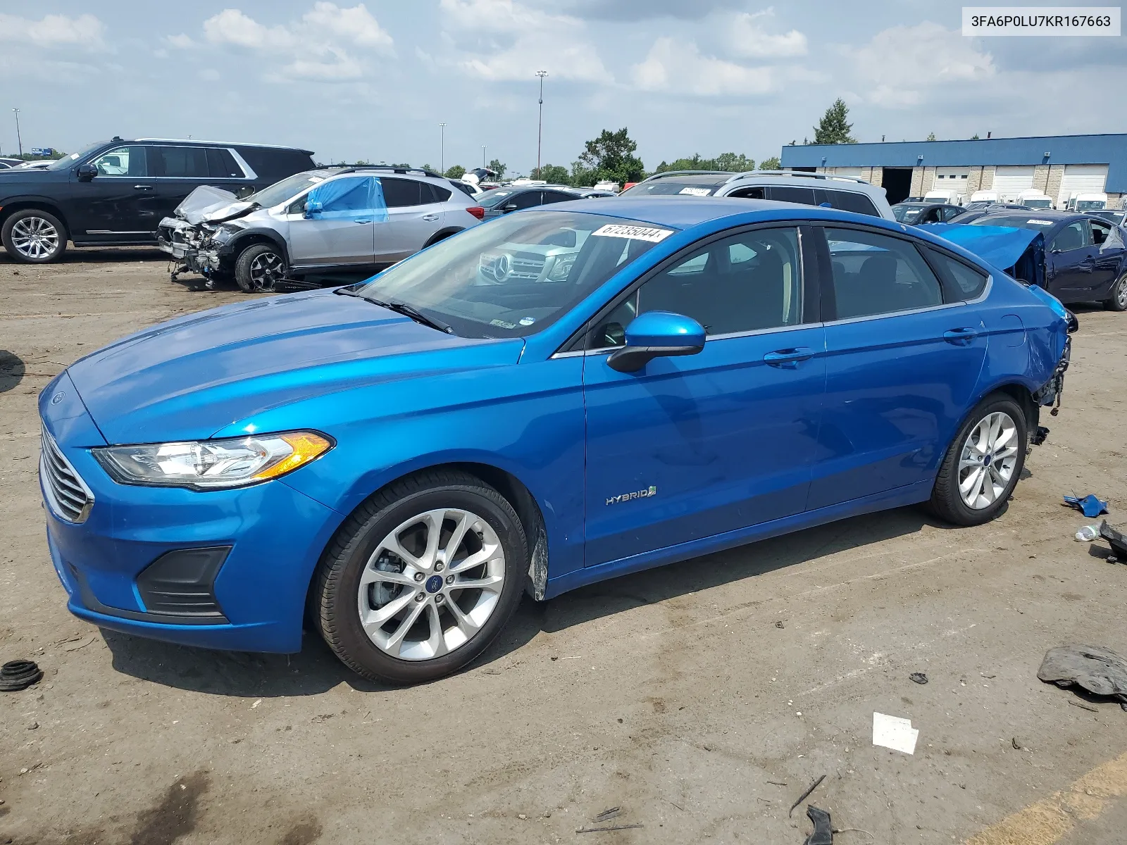 3FA6P0LU7KR167663 2019 Ford Fusion Se