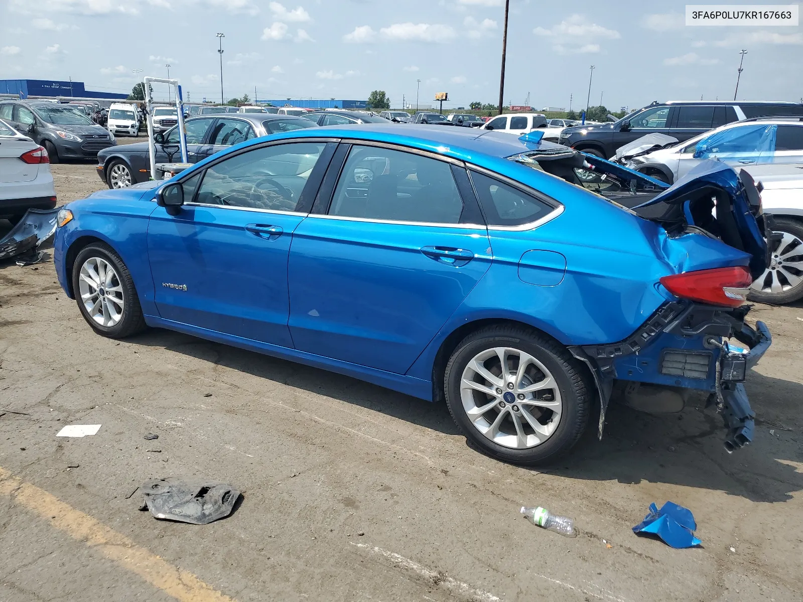 3FA6P0LU7KR167663 2019 Ford Fusion Se