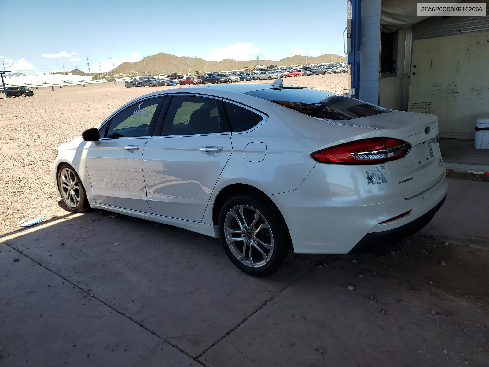 2019 Ford Fusion Sel VIN: 3FA6P0CD8KR162066 Lot: 67381554