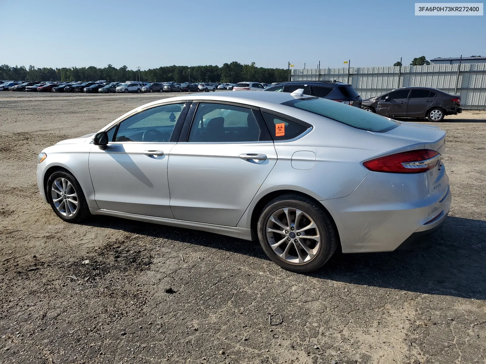 2019 Ford Fusion Se VIN: 3FA6P0H73KR272400 Lot: 67413024