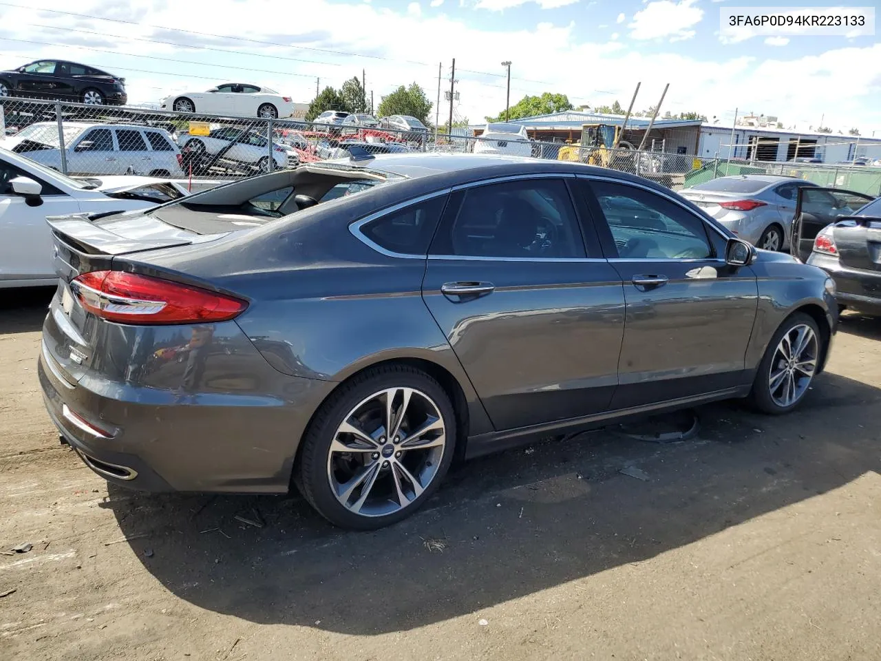 3FA6P0D94KR223133 2019 Ford Fusion Titanium