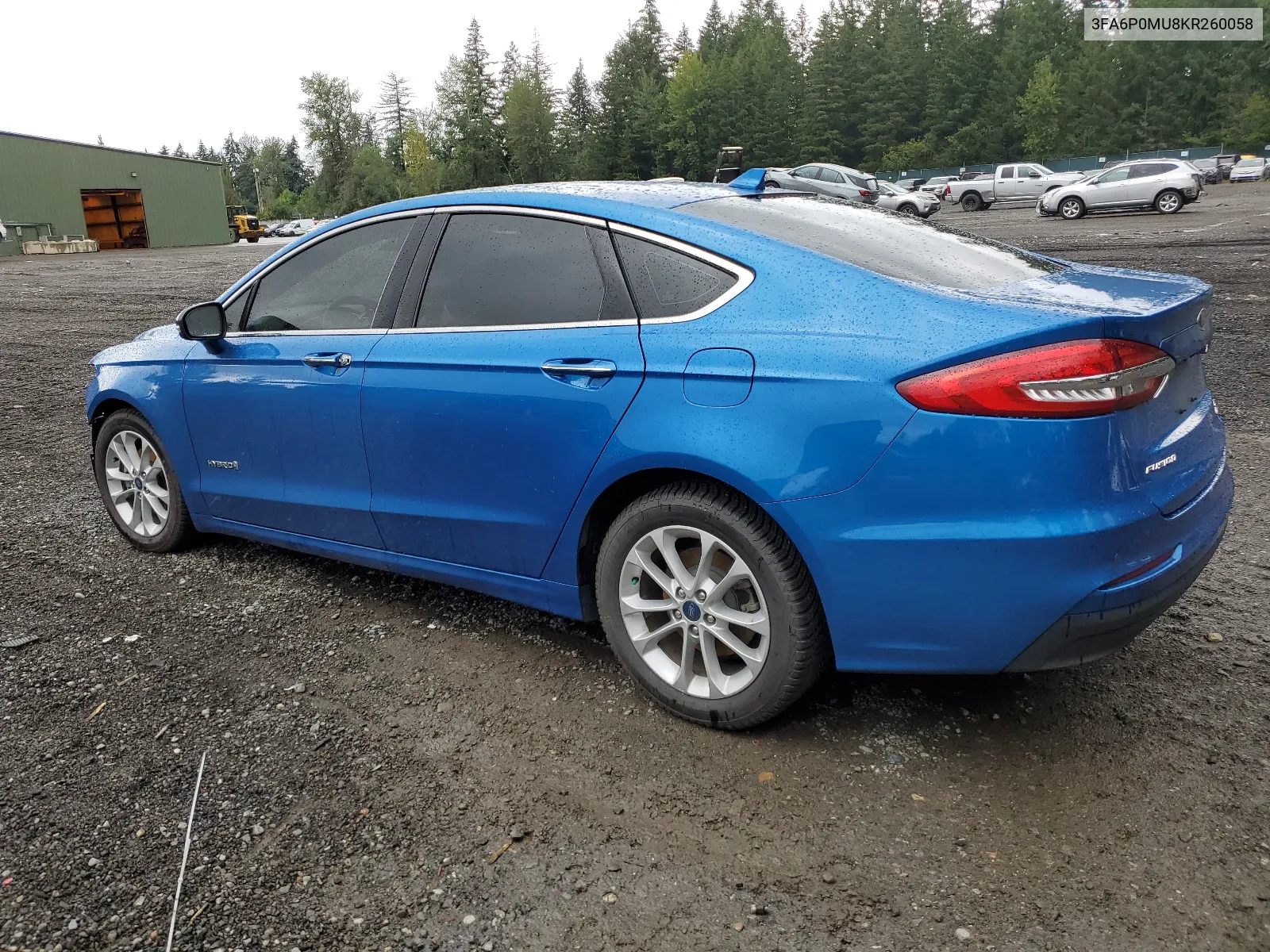 2019 Ford Fusion Sel VIN: 3FA6P0MU8KR260058 Lot: 67639264