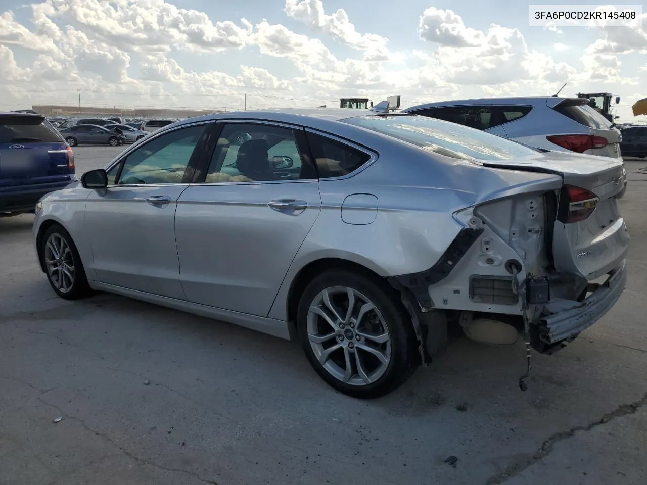 3FA6P0CD2KR145408 2019 Ford Fusion Sel