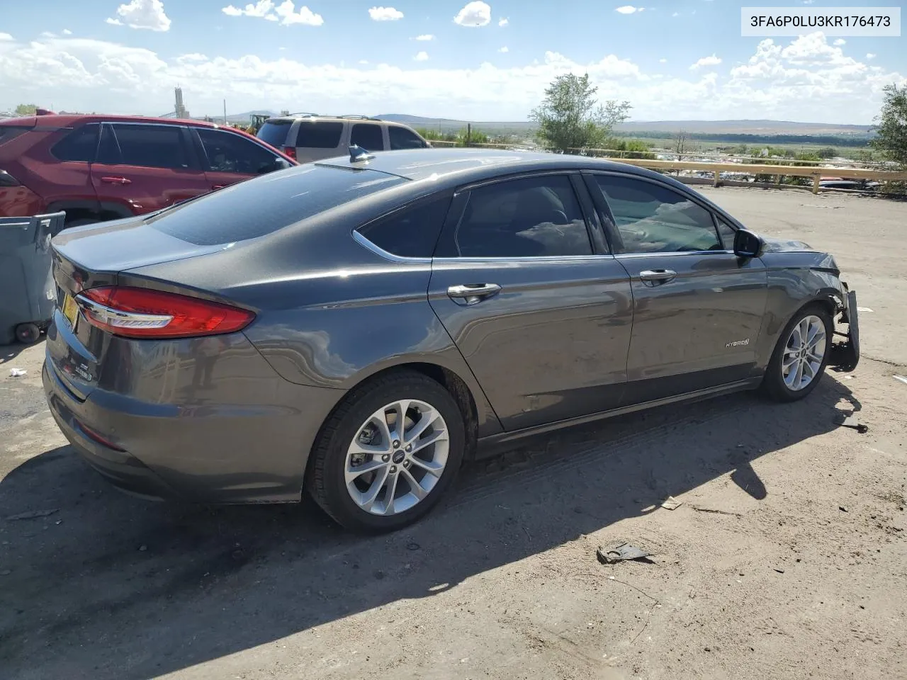 2019 Ford Fusion Se VIN: 3FA6P0LU3KR176473 Lot: 67757794