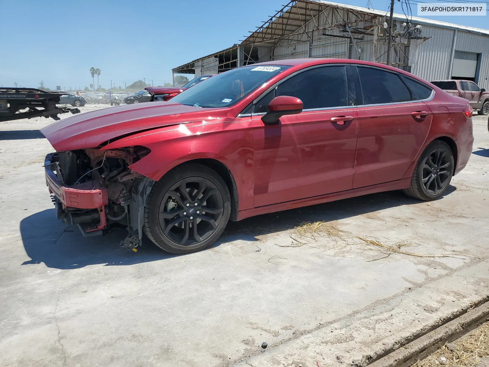 3FA6P0HD5KR171817 2019 Ford Fusion Se