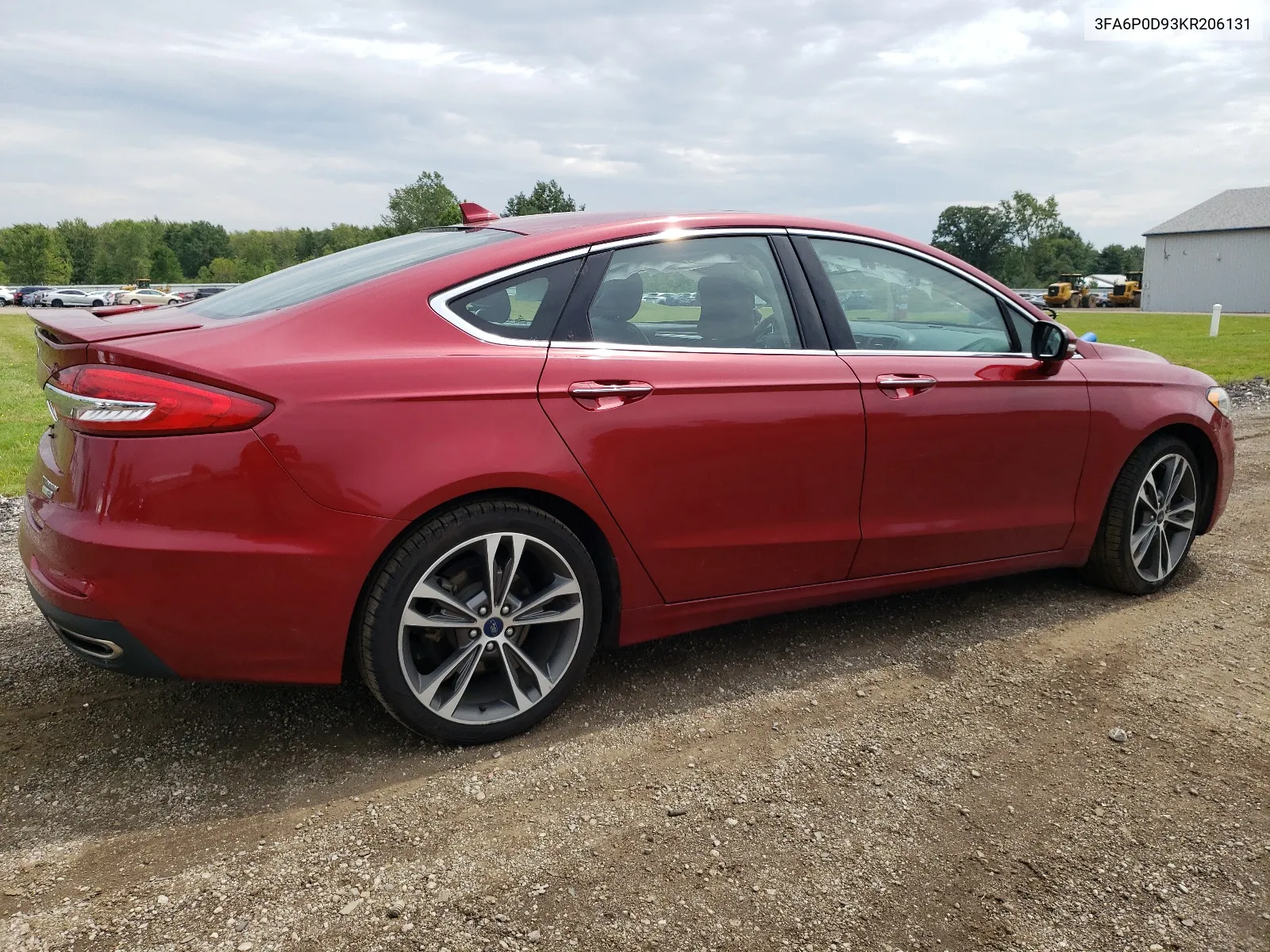 2019 Ford Fusion Titanium VIN: 3FA6P0D93KR206131 Lot: 67950514