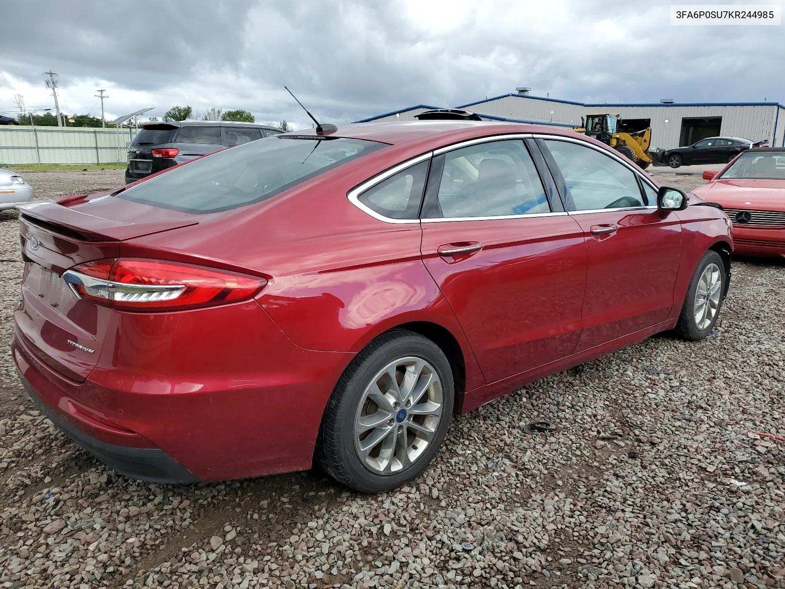 3FA6P0SU7KR244985 2019 Ford Fusion Titanium