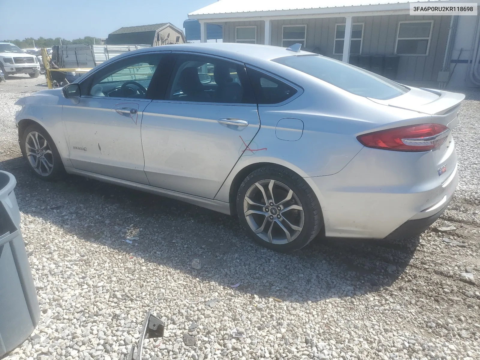 2019 Ford Fusion Titanium VIN: 3FA6P0RU2KR118698 Lot: 67966614