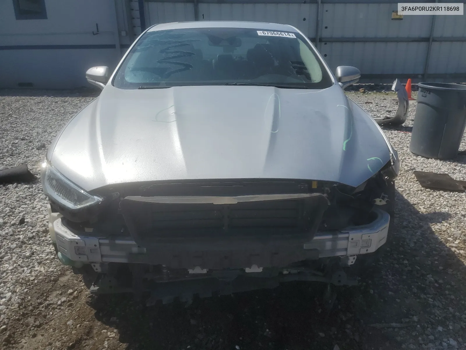 2019 Ford Fusion Titanium VIN: 3FA6P0RU2KR118698 Lot: 67966614