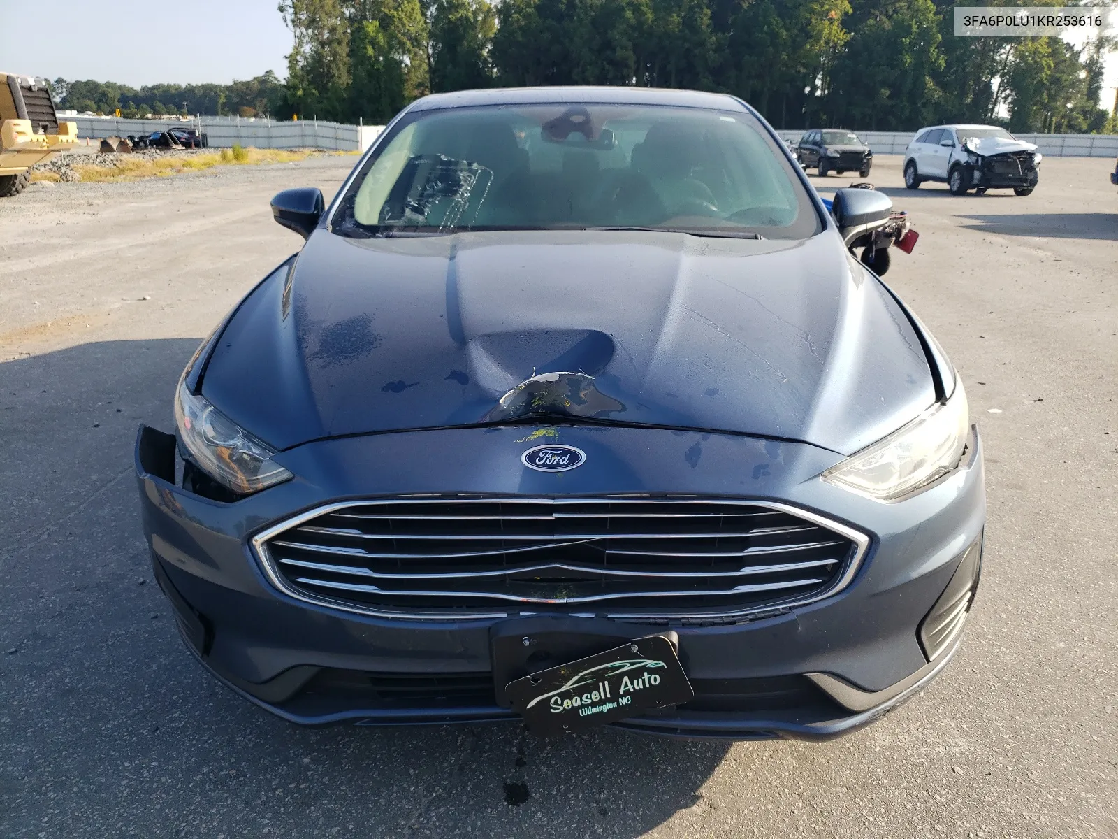 2019 Ford Fusion Se VIN: 3FA6P0LU1KR253616 Lot: 67999834