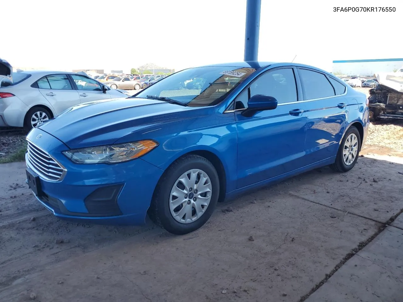 3FA6P0G70KR176550 2019 Ford Fusion S