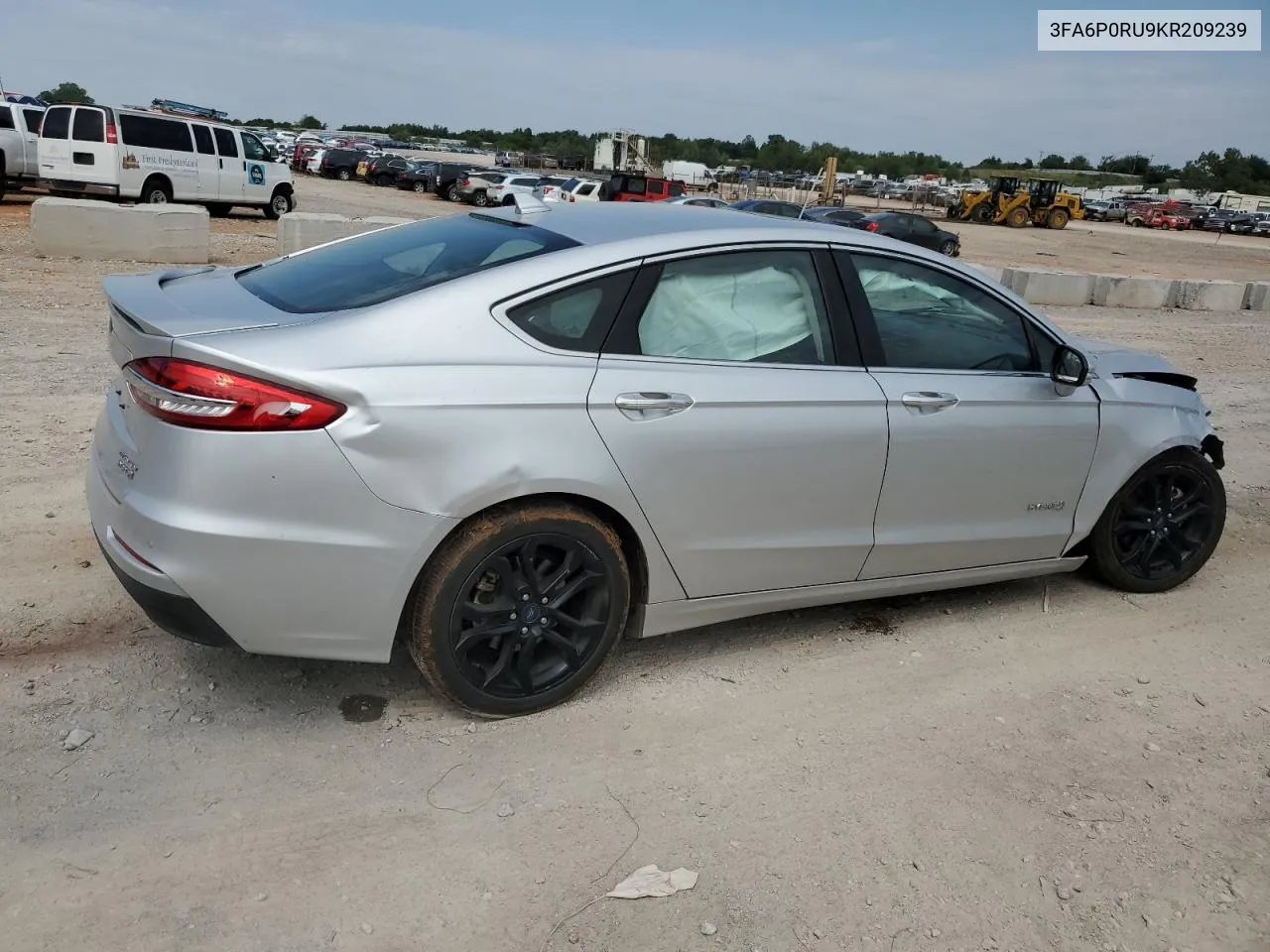 3FA6P0RU9KR209239 2019 Ford Fusion Titanium