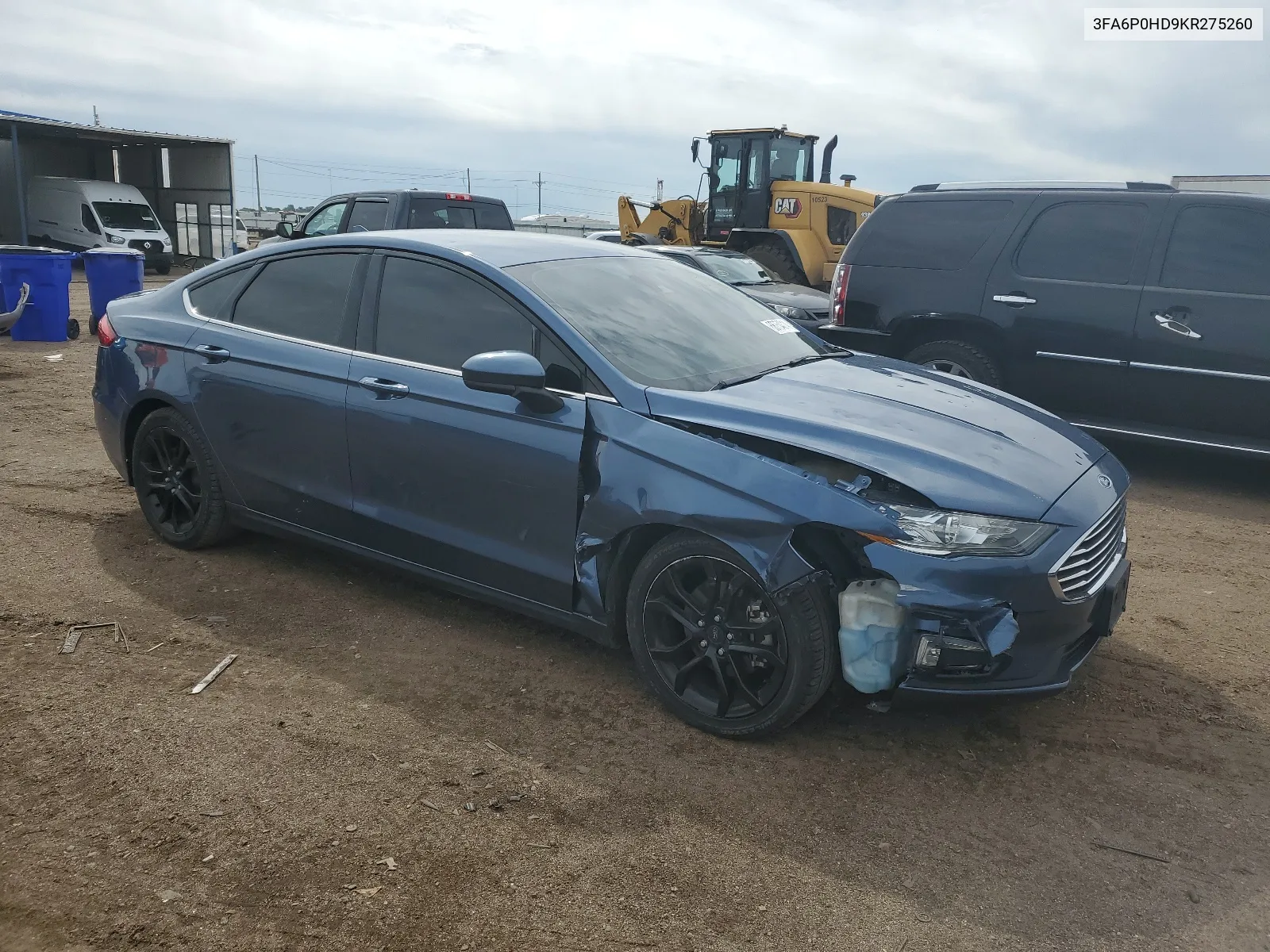 2019 Ford Fusion Se VIN: 3FA6P0HD9KR275260 Lot: 68754014