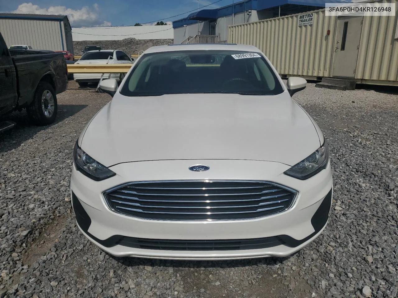 3FA6P0HD4KR126948 2019 Ford Fusion Se