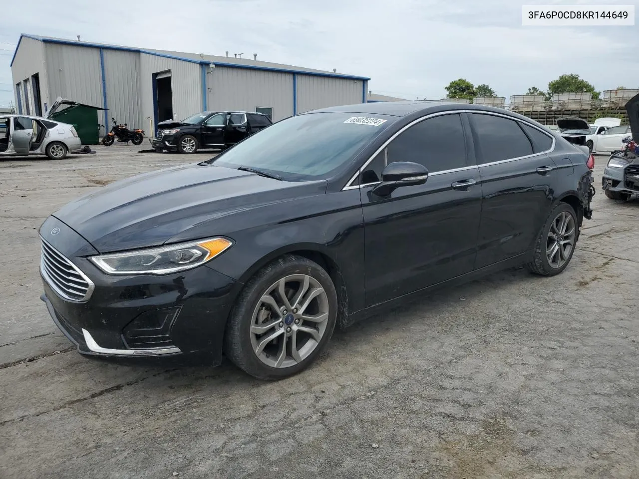 2019 Ford Fusion Sel VIN: 3FA6P0CD8KR144649 Lot: 69032224