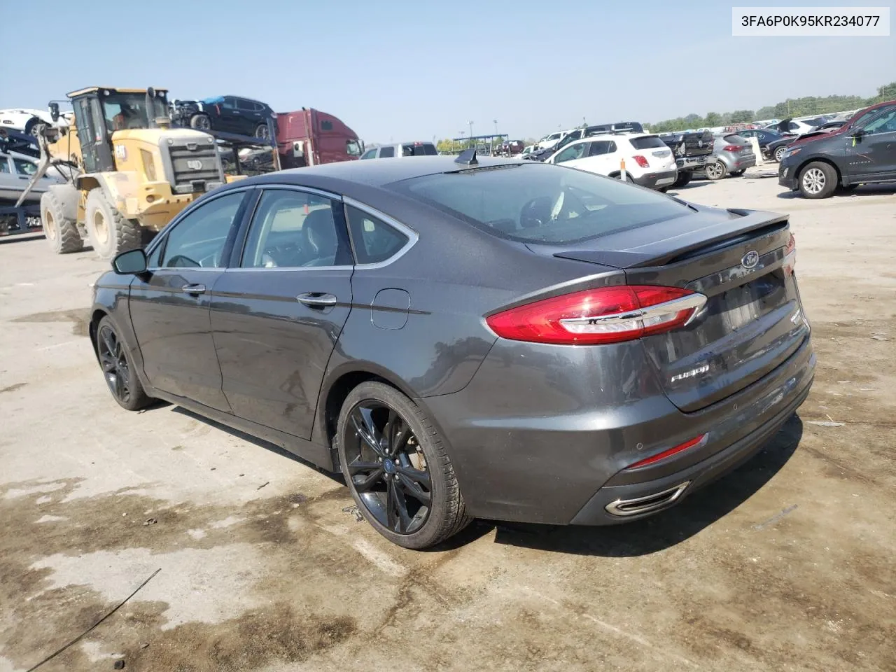 2019 Ford Fusion Titanium VIN: 3FA6P0K95KR234077 Lot: 69032764