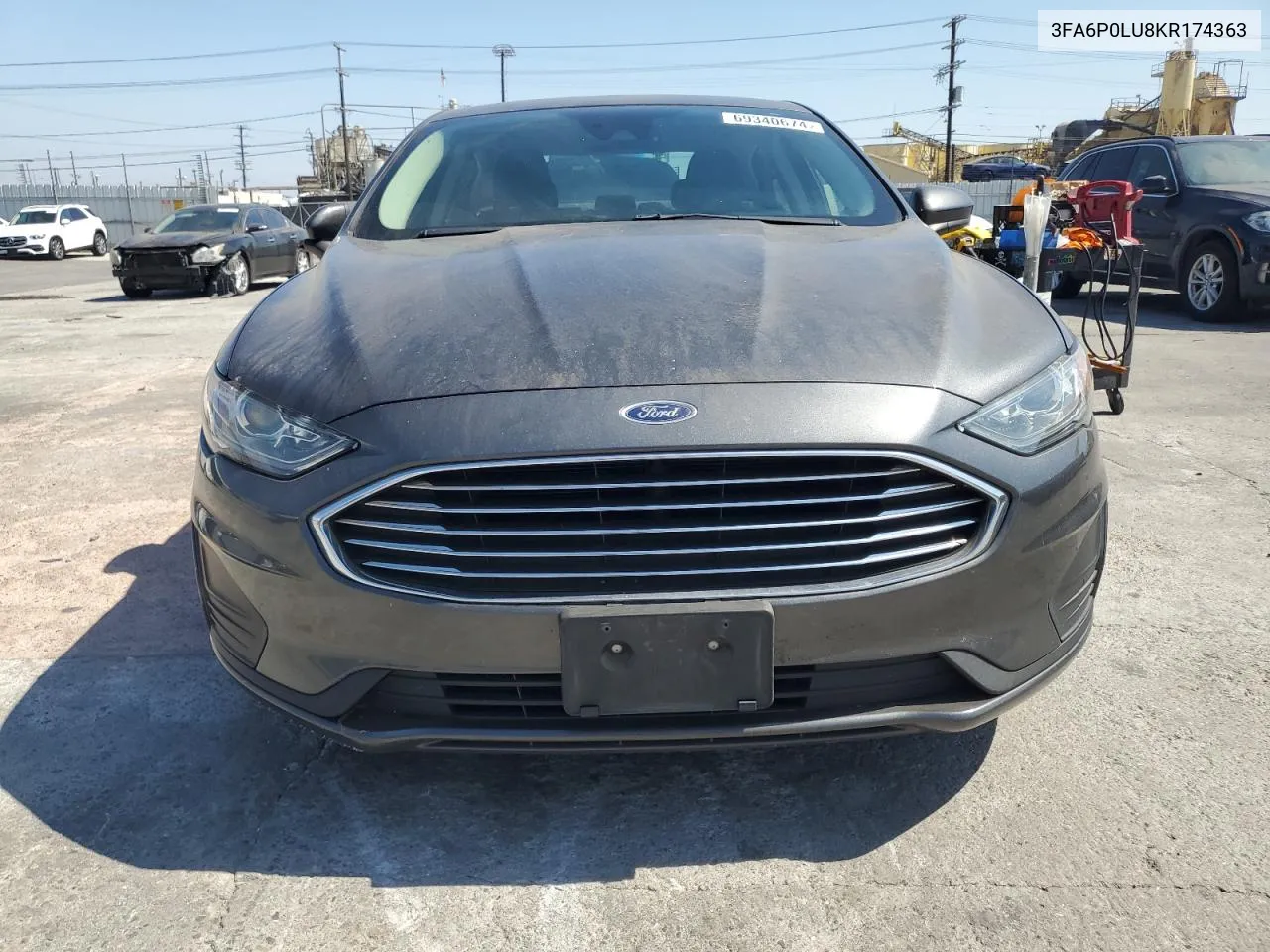 3FA6P0LU8KR174363 2019 Ford Fusion Se